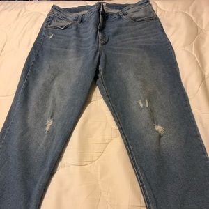 Ava and Viv Plus size high rise cropped tapered leg